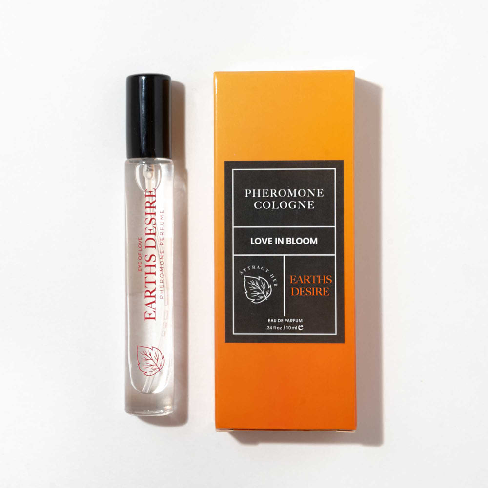 Eye Of Love Love In Bloom Earths Desire Pheromone Cologne - 10ml - Cypress & Bergamot Scented Pheromone Cologne for Men to attract Women - 10 ml Spray Eye Of Love