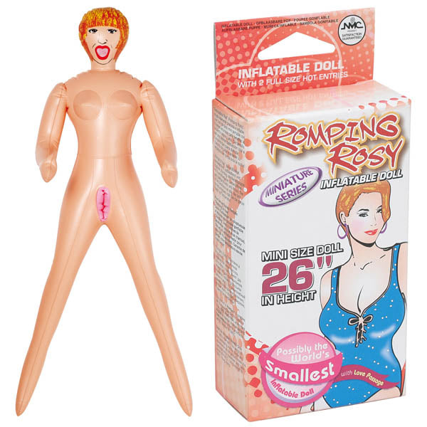 Romping Rosy - Mini Inflatable Love Doll Excellent Power
