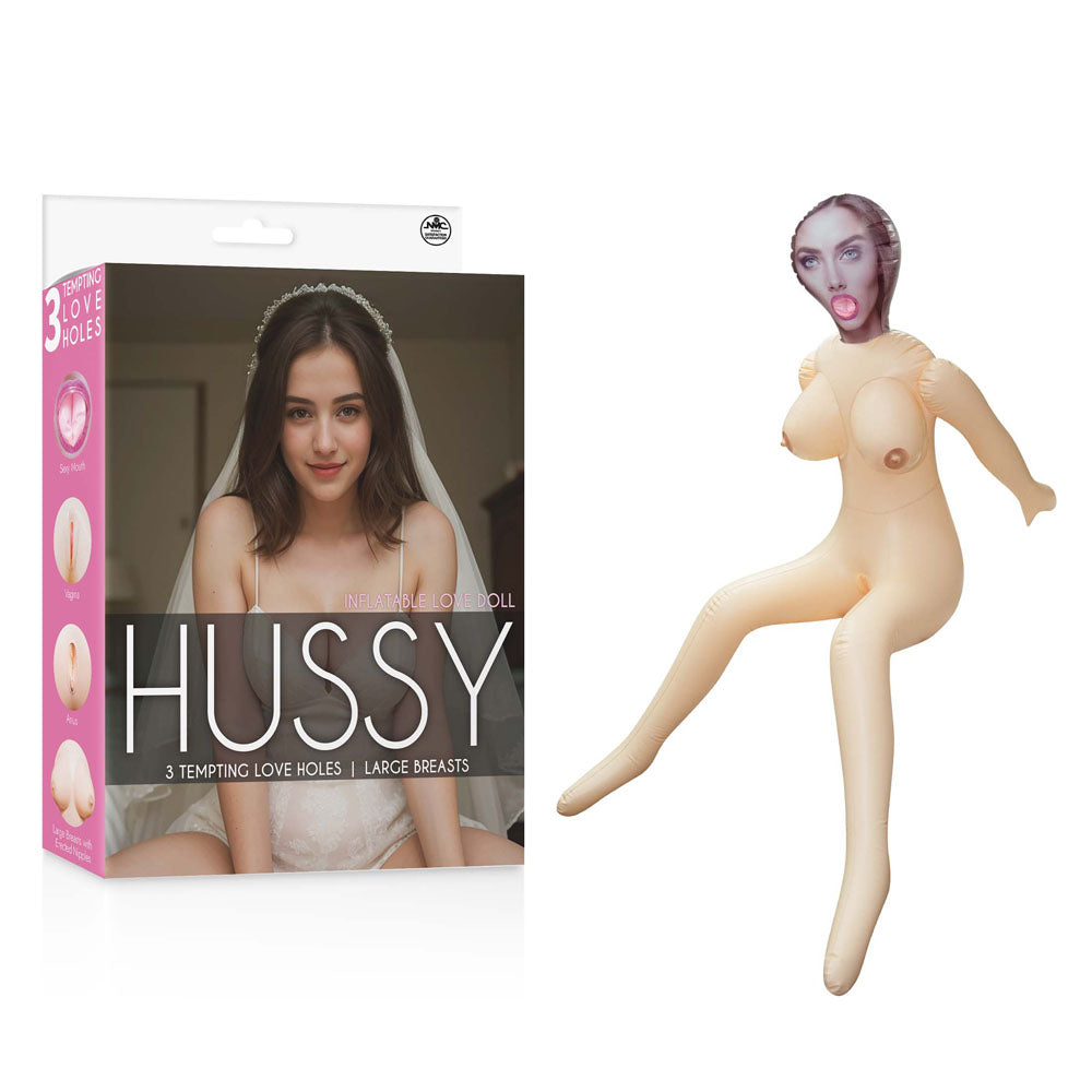 Hussy Gwen seated inflatable love doll - ClubX Australia