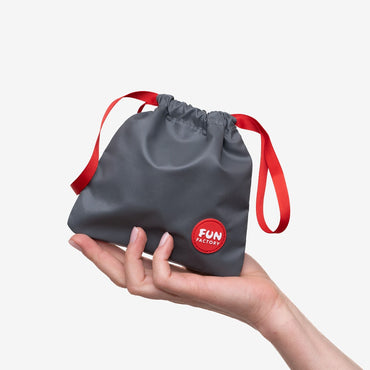 Fun Factory TOYBAG S grey - Grey Discreet Storage Bag - Small Fun Factory