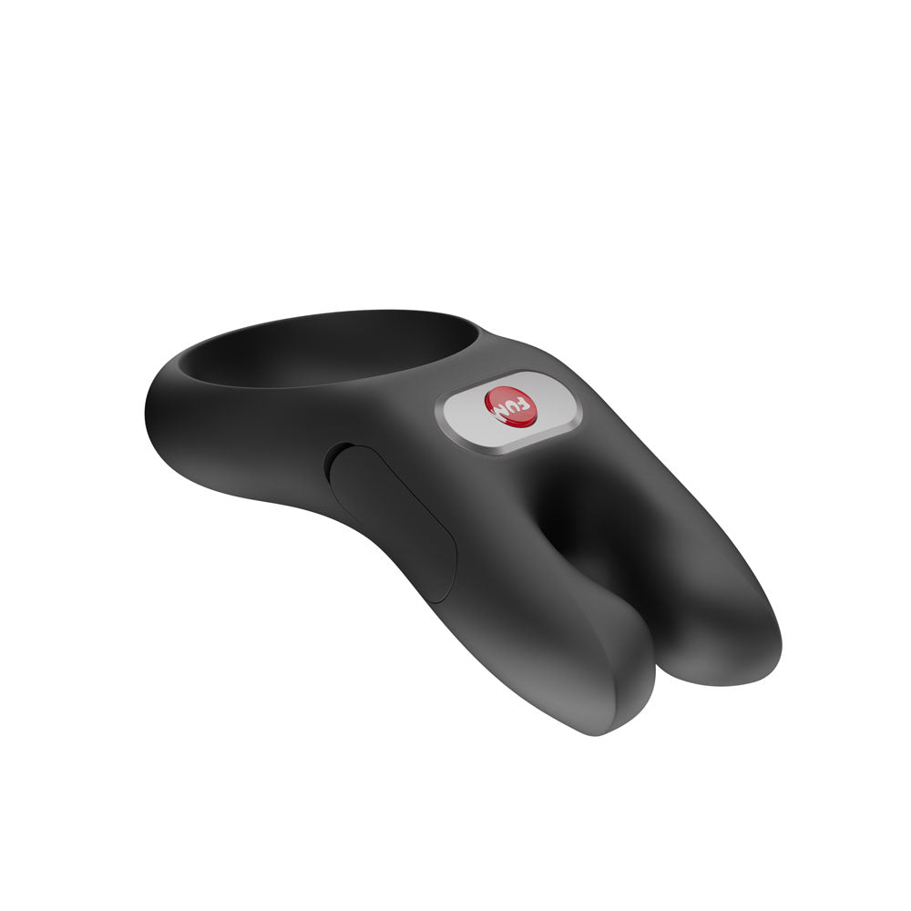 Fun Factory NOS Classic Black cock ring in use - ClubX Australia
