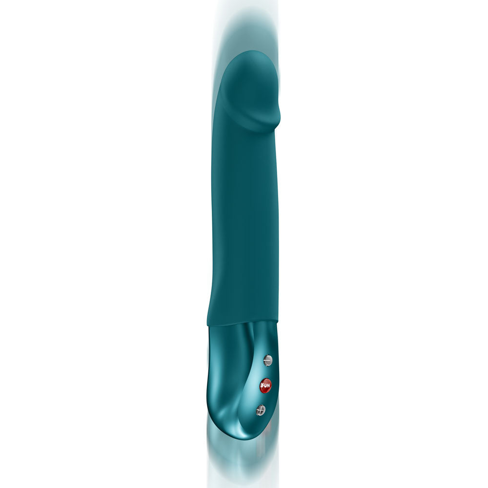 Fun Factory STRONIC REAL Bottle Green - Bottle Green USB Rechargeable Thrusting Vibrator Fun Factory