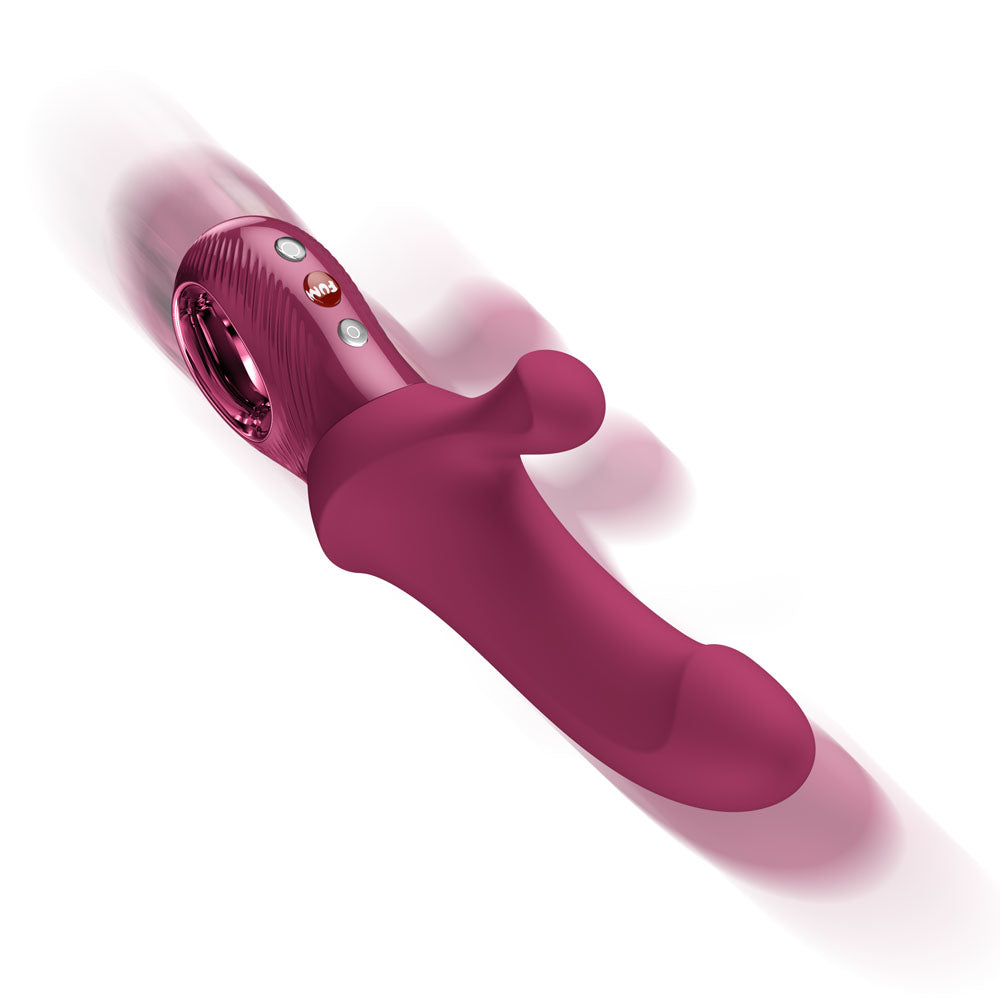 Fun Factory BI STRONIC CURVE Wine Red - Wine Red USB-C Rechargeable Thrusting Vibrator Fun Factory