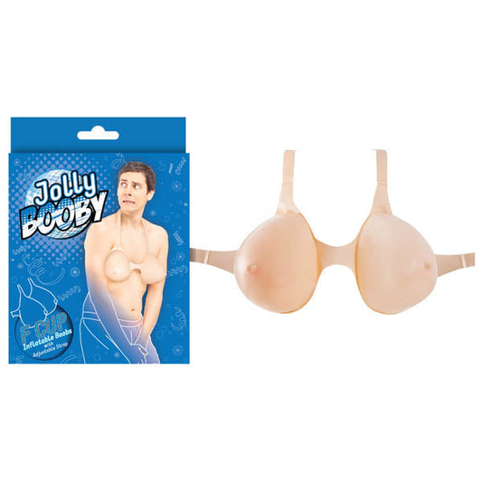 Jolly Booby - Inflatable F-Cup Boobs with Adjustable Strap Excellent Power