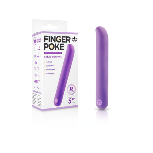 Excellent Power Finger Poke Purple 12.7cm USB rechargeable bullet vibrator - ClubX Australia