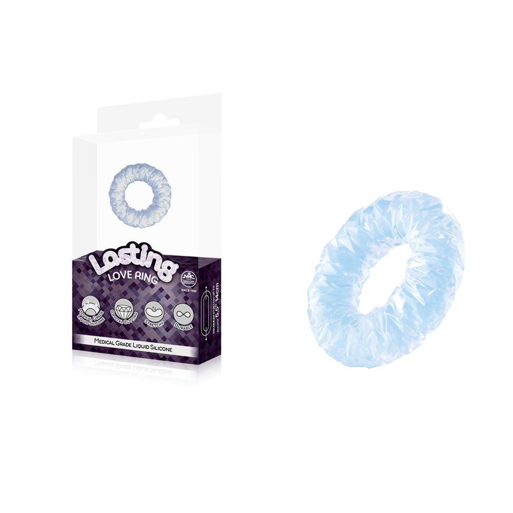 Lasting Love Ring - Clear - Clear Cock Ring Excellent Power