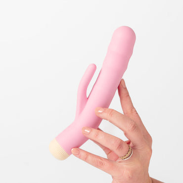 Girls Get Off - DeeDee - Pink 19 cm USB Rechargeable Thrusting Rabbit Vibrator Windsor