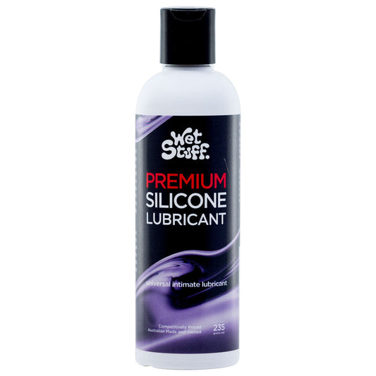 Wet Stuff Premium - 235g Disk Top - Silicone Lubricant - 235 gram Bottle Wet Stuff