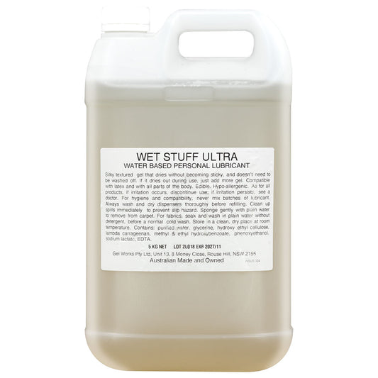 Wet Stuff Ultra - 5 kg - Water Based Lubricant - 5 kg Bottle Default Title - Club X