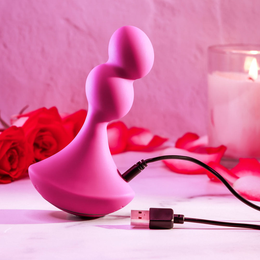 Gender X BALL GAME - Pink 13.5 cm USB Rechargeable Vibrating Butt Plug Gender X