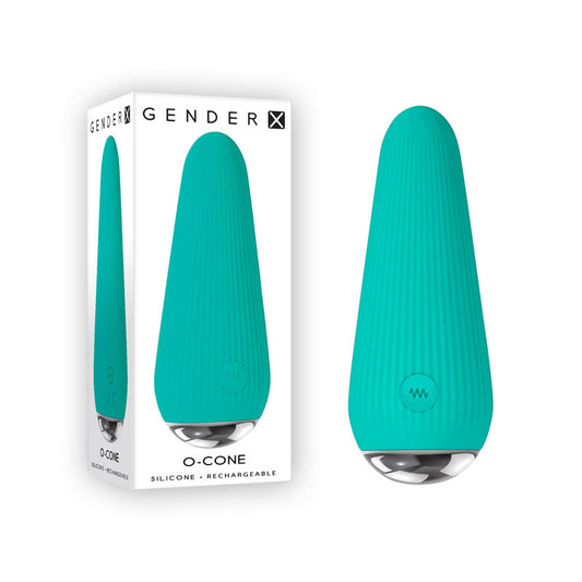 Gender X O-CONE - Blue 10.8 cm (4.25'') USB Rechargeable Bullet Gender X