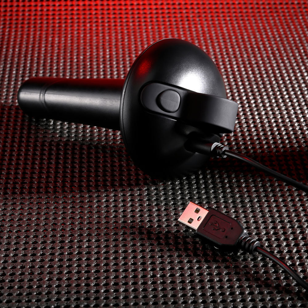 Gender X ECHO - Black 15.3 cm USB Rechargeable Butt Plug Gender X
