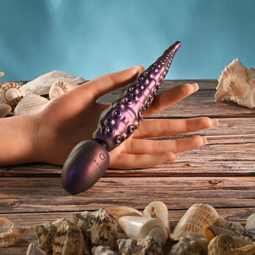 Gender X INTO THE DEEP - Purple 21.7 cm USB Rechargeable Tentacle Fantasy Massage Wand Gender X