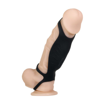 Gender X ROCKETEER - Black USB Rechargeable Vibrating Penis Sleeve Gender X