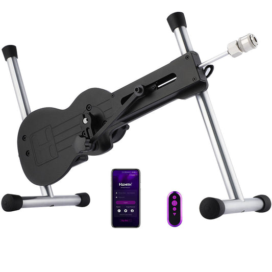 Hismith Mini Pro Black Mains Sex Machine App Control 70W KlicLok - ClubX Australia