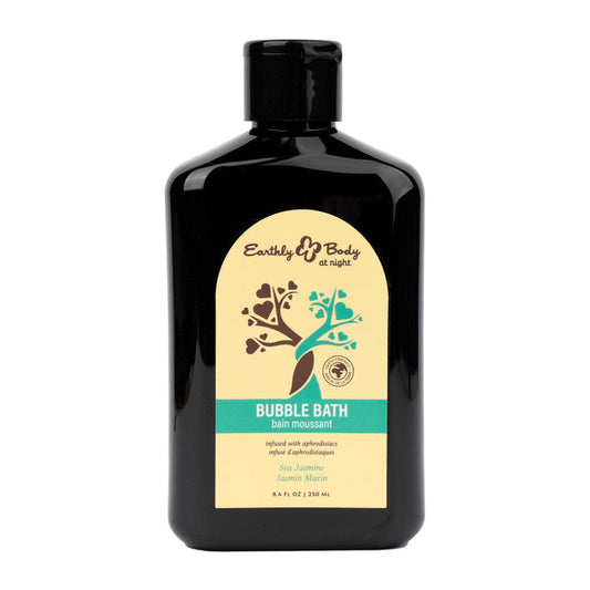 EB Hemp Seed Bubble Bath SEA JASMINE - 250 ml - Sea Jasmine Scented Bubble Bath - 250 ml Bottle Earthly Body