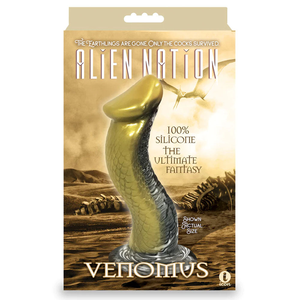 Alien Nation - Venomus - Gold 22.9 cm Snake Fantasy Dong Icon Brands
