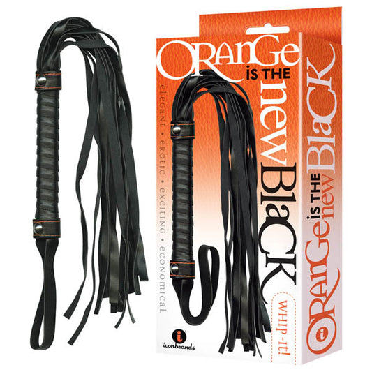 Orange Is The New Black - Whip-it! - Black Flogger Whip Icon Brands