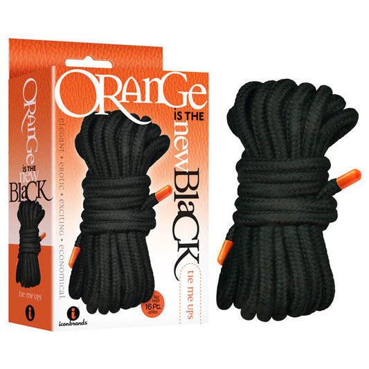 Orange Is The New Black - Tie Me Ups - Black Bondage Rope - 5 m Length Icon Brands