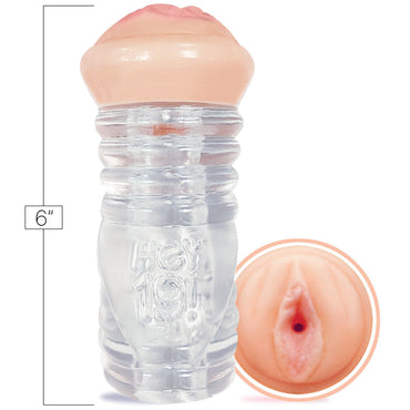 Hey 19! Nadia Styles - Flesh/Clear Teen Vagina Stroker Icon Brands