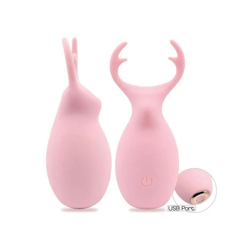 Buzzy Buddy, Hello My Deer - Pink - Pink USB Rechargeable Stimulator Icon Brands