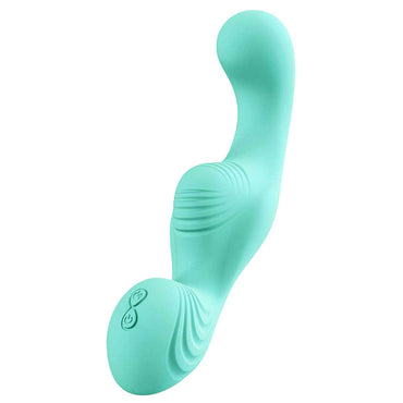 Adam & Eve THE WAVE RIDER - Teal USB Rechargeable Triple Stimulating Grinder Pad with Remote Control Adam & Eve
