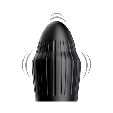 Adam & Eve THE GREAT EXPANDER - Black 14 cm USB Rechargeable Thrusting & Expanding Prostate Massager with Wireless Remote Adam & Eve
