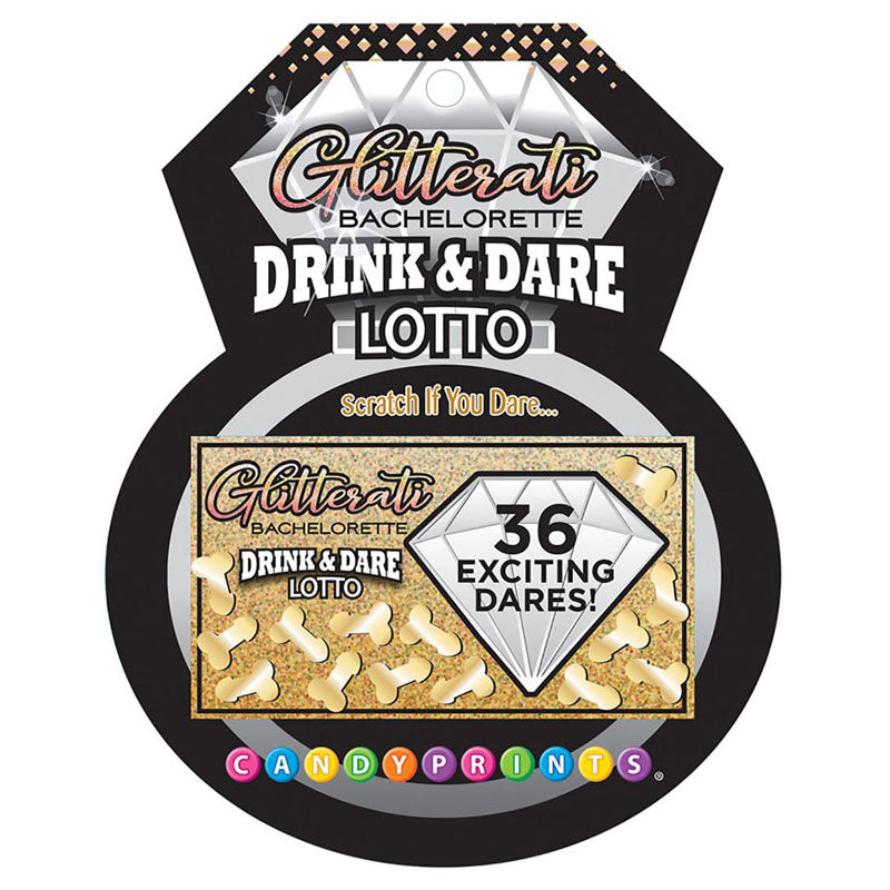Glitterati Drink and Dare Lotto hens night scratch cards - ClubX Australia