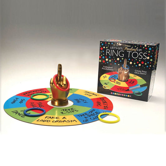 Lets Get Fucked Up Ring Toss - Adult Party Game Little Genie