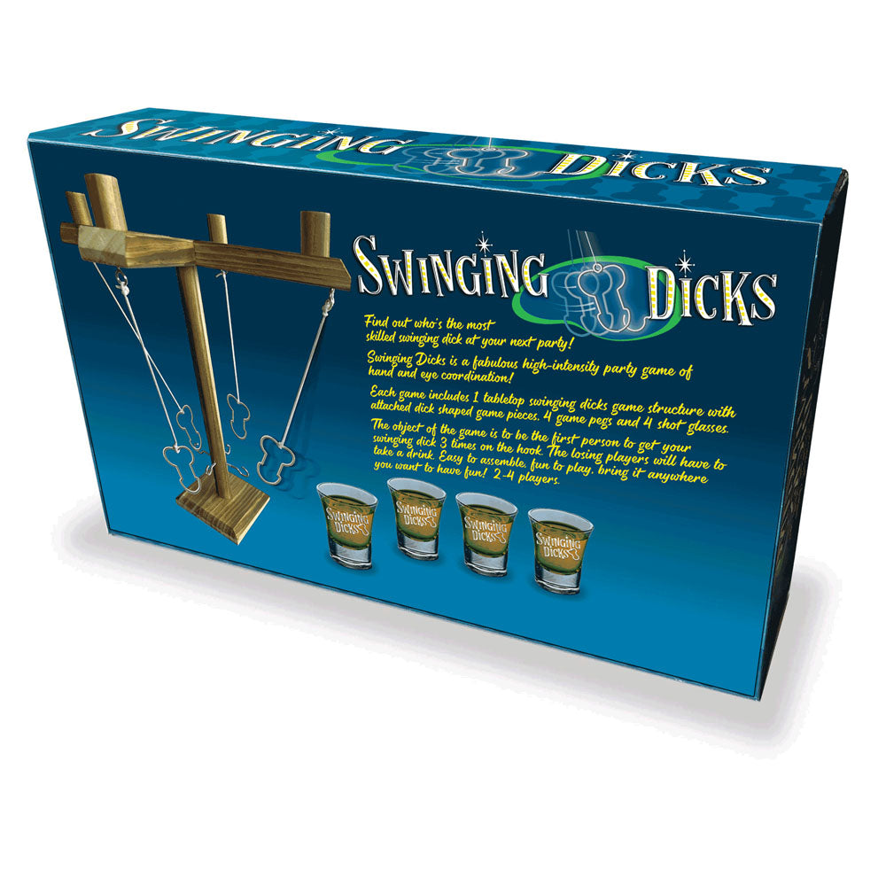 Swinging Dicks - Swinging Ring Toss Drinking Game Little Genie