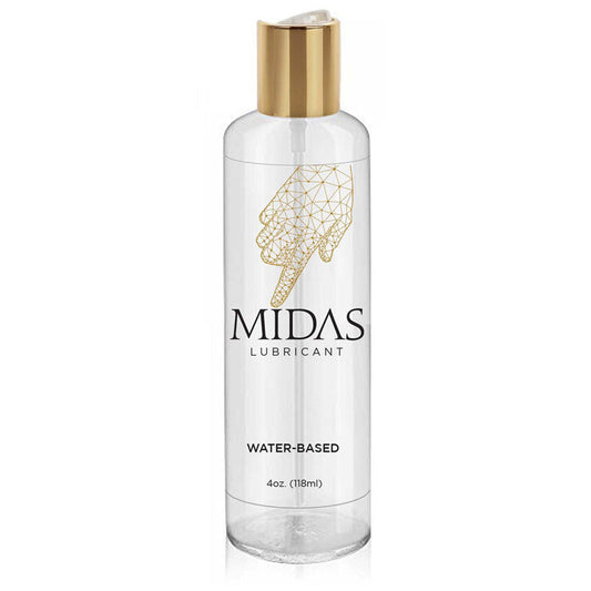 Midas Water Based Lube - Water Based Lubricant - 118 ml Bottle Little Genie
