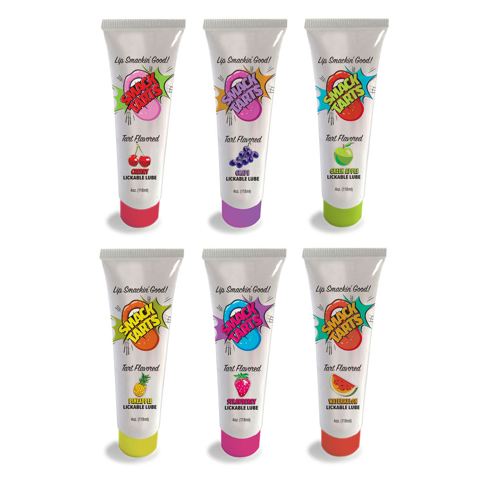 Smack Tarts - Sour Pineapple - Sour Pineapple Flavoured Lubricant - 120 ml Tube Little Genie