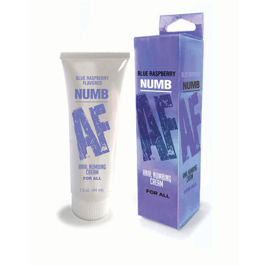 Numb AF - Blue Raspberry - Blue Raspberry Flavoured Anal Numbing Cream - 44 ml Tube Default Title - Club X