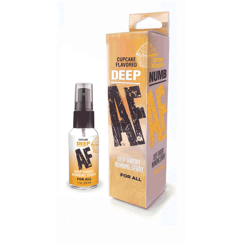 Little Genie Deep AF Cupcake Oral Desensitiser Throat Spray 29ml - ClubX Australia