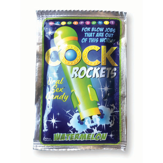 Cock Rockets - Watermelon - Watermelon Flavoured Oral Sex Candy - 15 grams Default Title - Club X