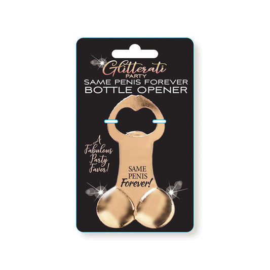 Glitterati Same Penis Forever Bottle Opener - Novelty Bottle Opener Little Genie