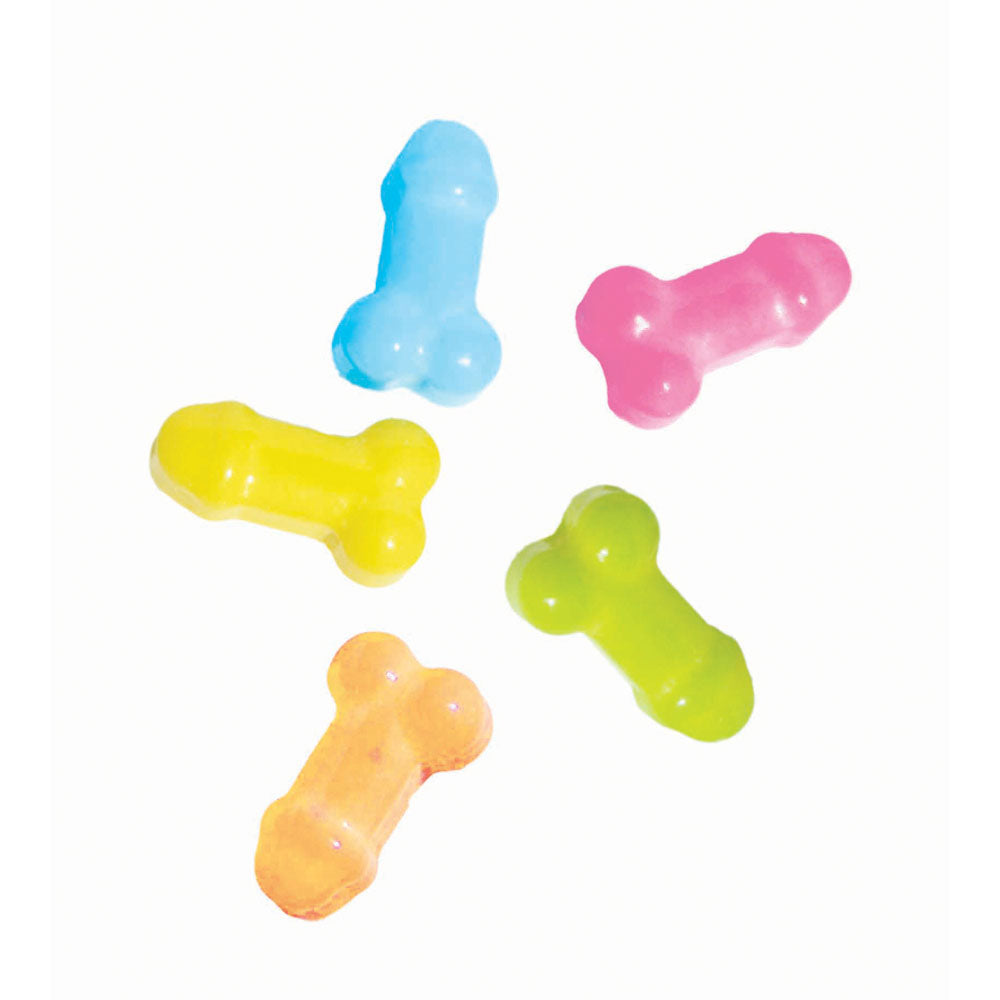 Suck A Bag Of Sour Dicks Counter Display - Sour Fruit Flavoured Lollies - Counter Display of 100 Party Packs Little Genie