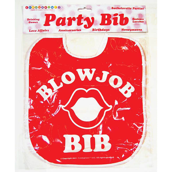 Blow Job Bib - Novelty Item Little Genie