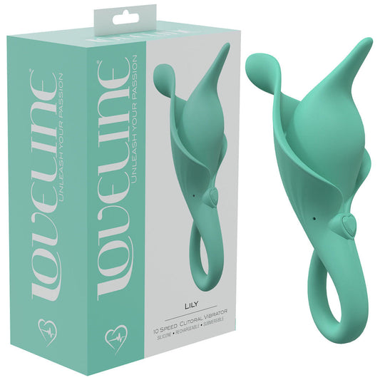 LOVELINE Lily - Green - Green USB Rechargeable Stimulator Shots Toys