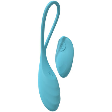 LOVELINE Passion - Blue - Blue USB Rechargeable Vibrating Egg with Wireless Remote Shots Toys