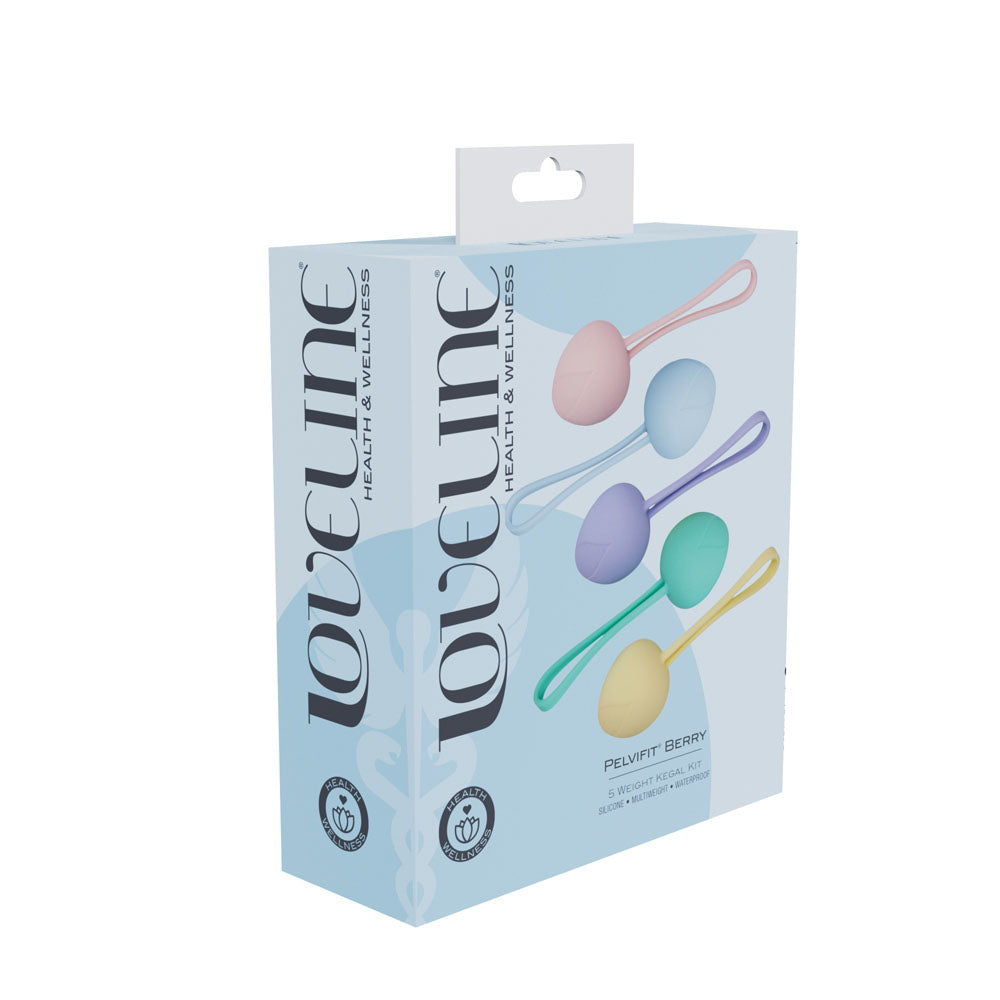 LOVELINE PelviFit Berry - Coloured Kegel Kit - Set of 5 Sizes Shots Toys