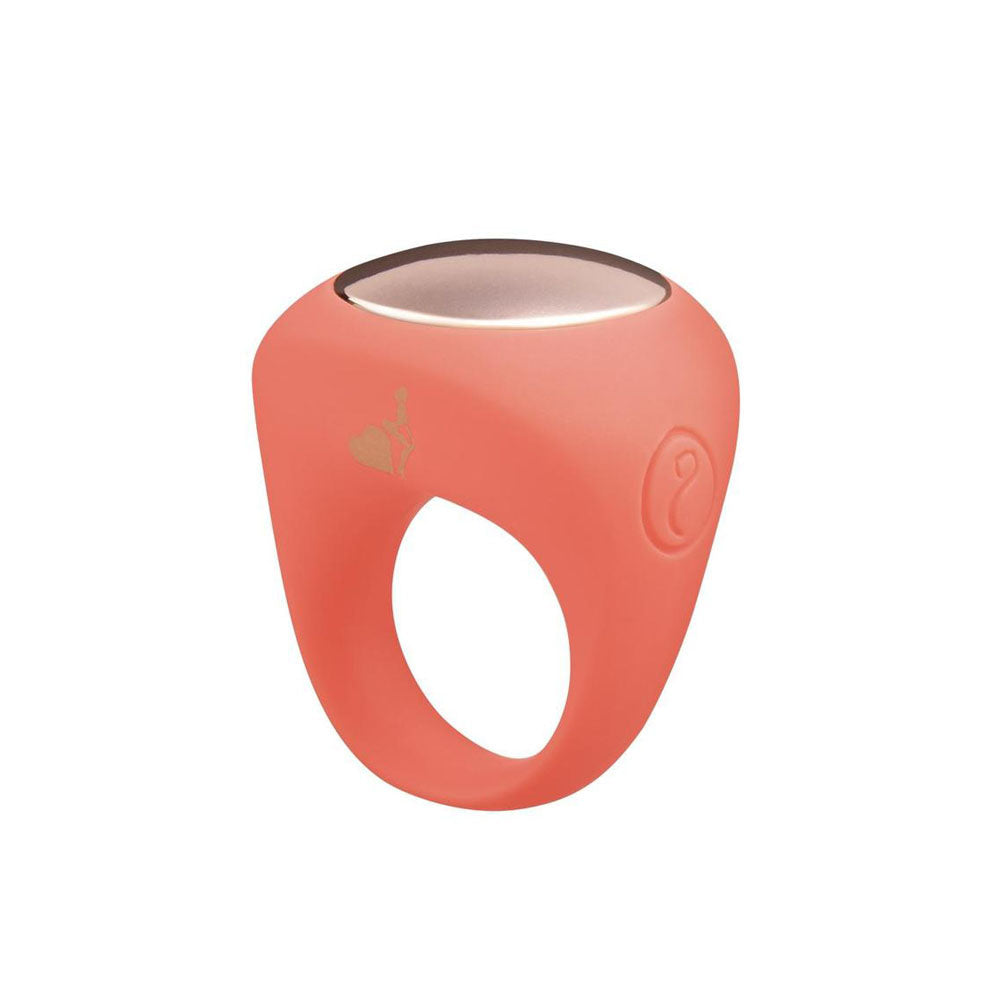 LAPDANCE Ring Vibe Wearable Ring Vibrator - Pink USB Rechargeable Ring Vibrator Xgen Products
