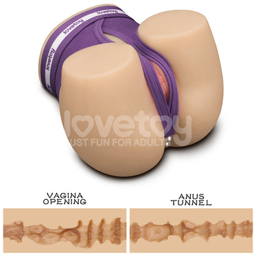 Streetgirls Dual Motor Sensation Pulse - Flesh USB Rechargeable Vibrating Masturbator Lovetoy