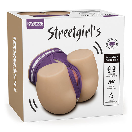 Streetgirls Dual Motor Sensation Pulse - Flesh USB Rechargeable Vibrating Masturbator Lovetoy