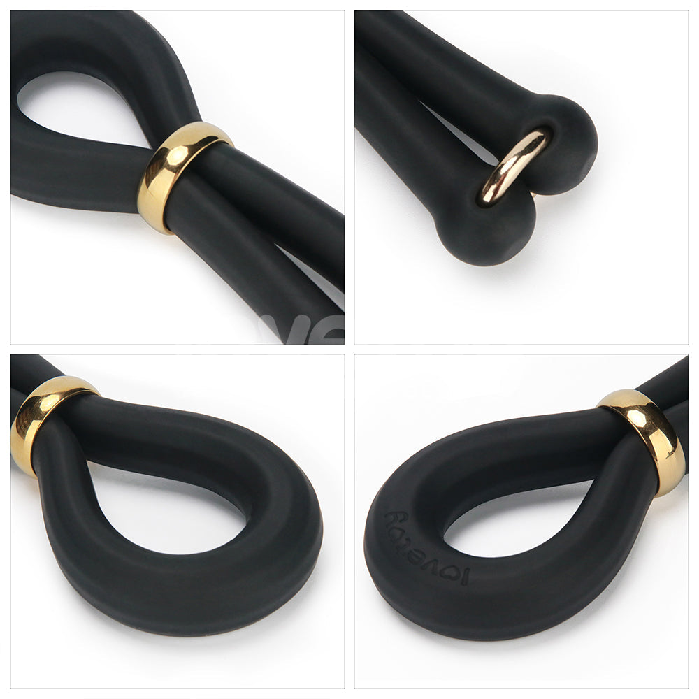 Pinnacle Pro Anyfit Stretcher - Black Adjustable Cock Ring Lovetoy
