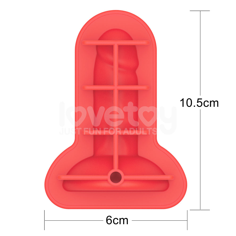 Jokes & Parties Mini Penis Silicone Ice Tray - Novelty Ice Tray Lovetoy