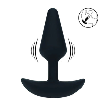 LEVELZ Classic Vibrating Silicone Anal Plug - Small - Black Small USB Rechargeable Butt Plug