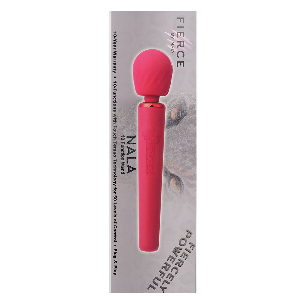 Maia NALA - Red - Red 30 cm USB Rechargeable Massage Wand Maia Toys