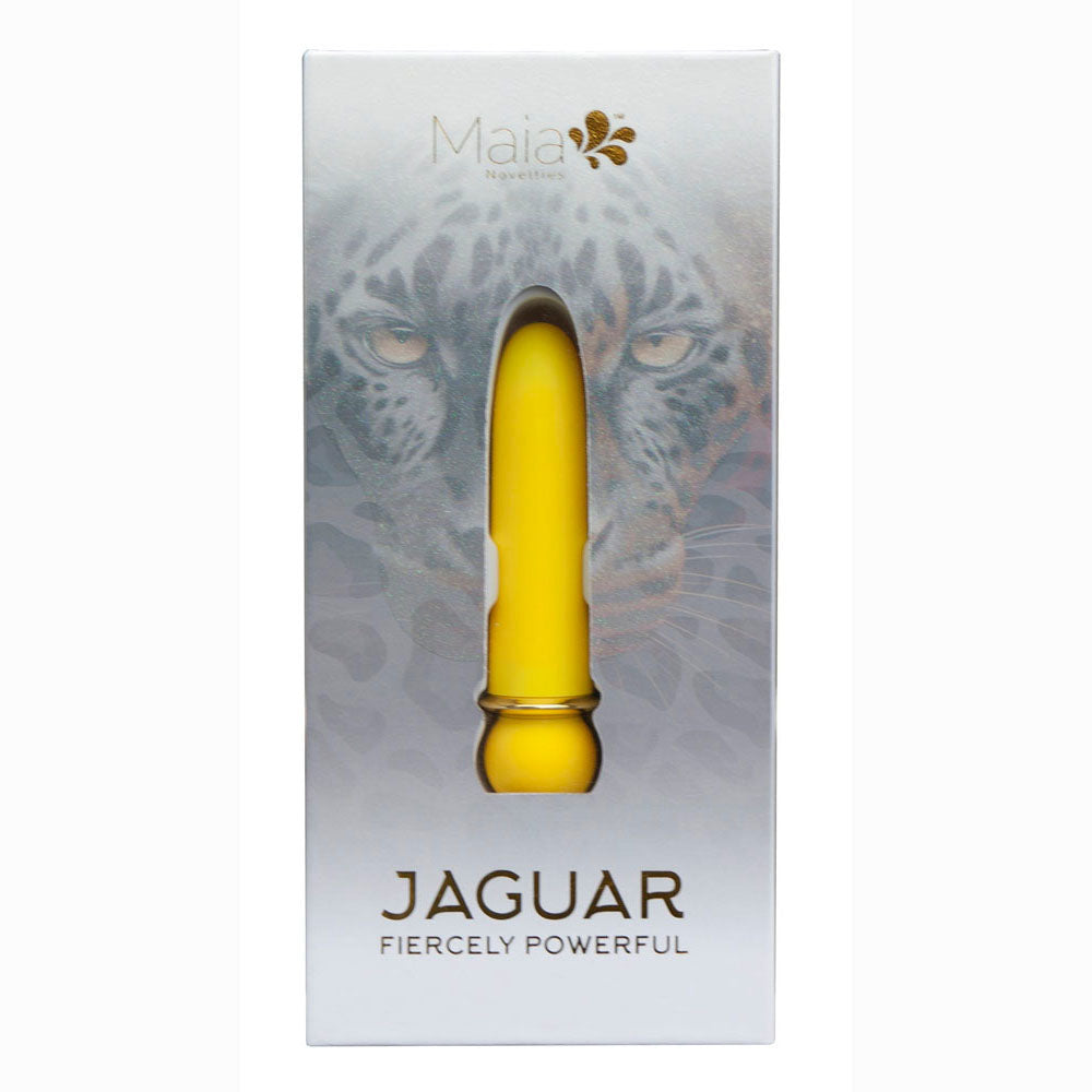 Maia JAGUAR - Yellow - Yellow 10.1 cm USB Rechargeable Bullet Maia Toys