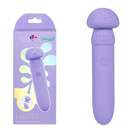 Maia HAPPI - Purple 11.1 cm USB Rechargeable Bullet Maia Toys